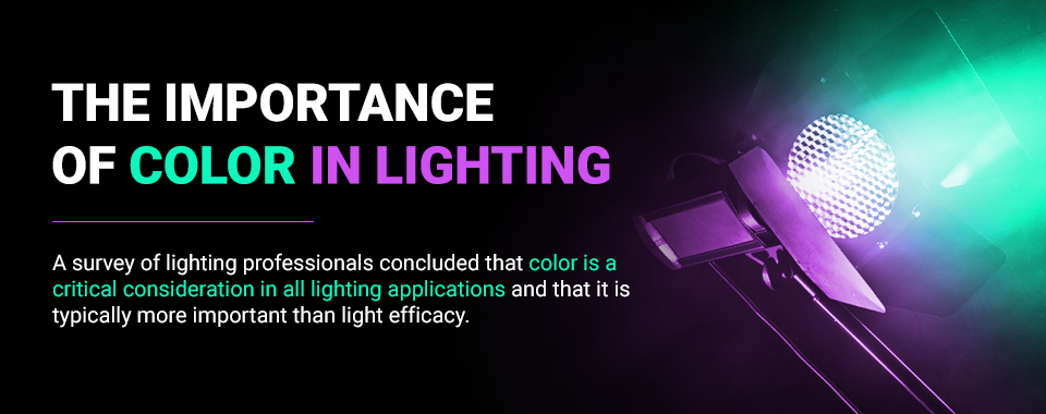 the importance of color in lighting