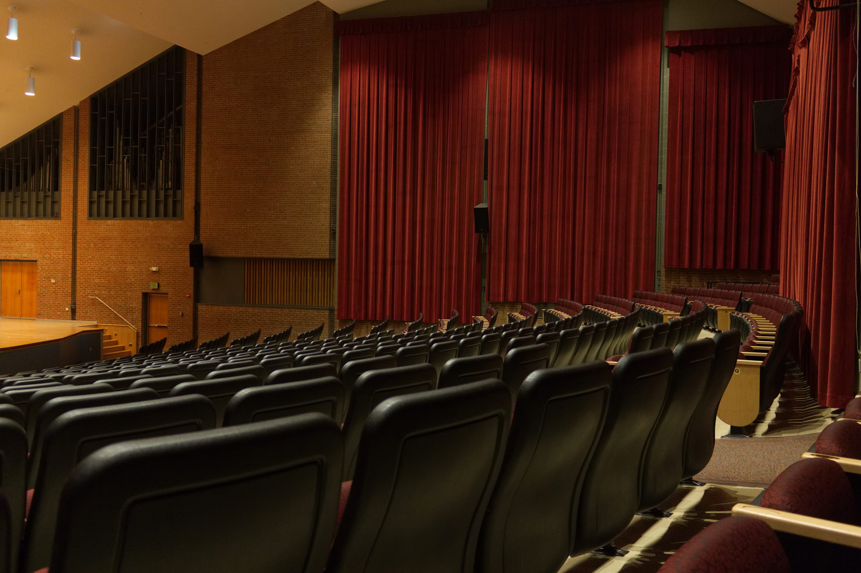 concert hall curtain design towson university