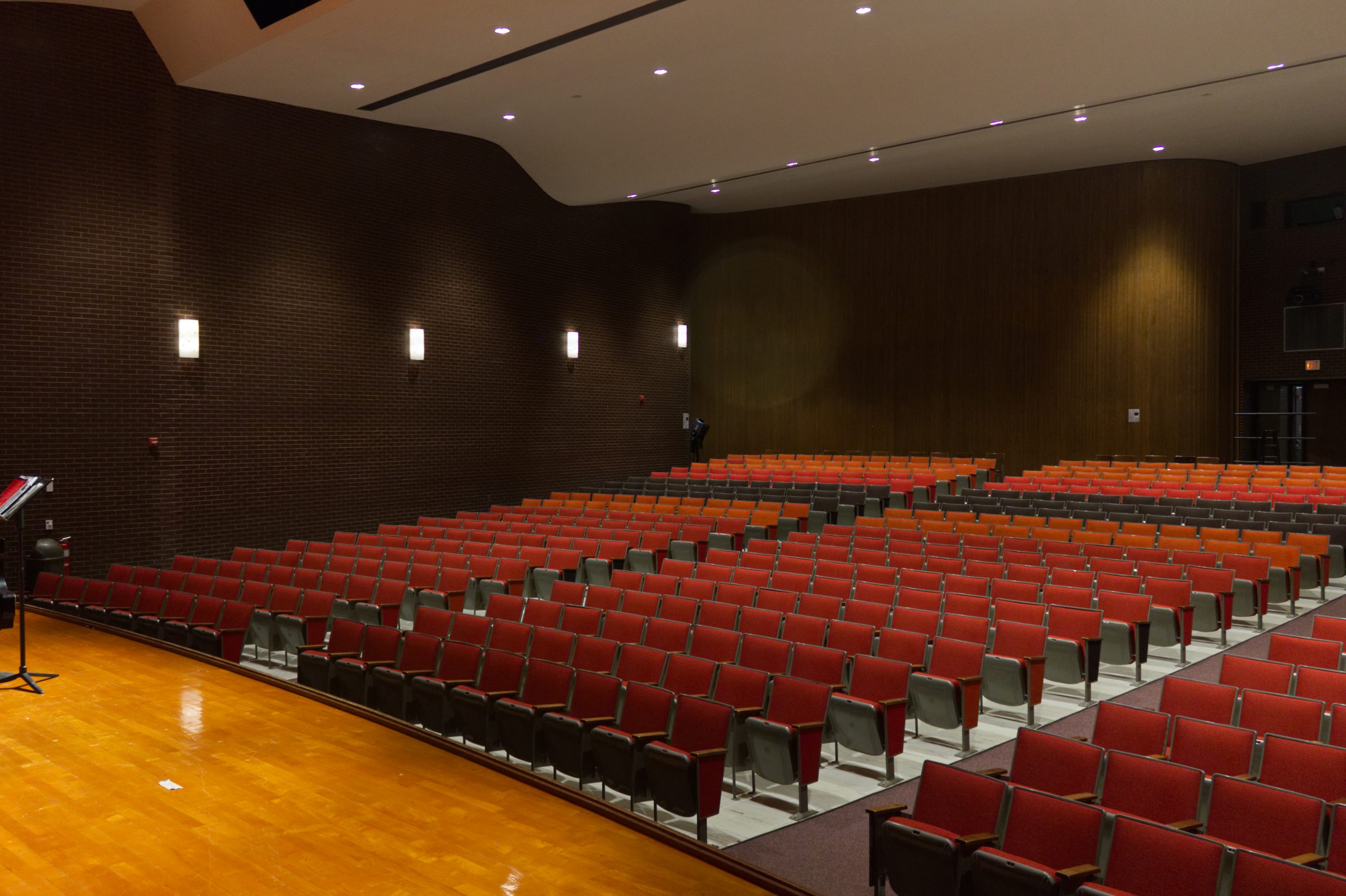 middle school auditorium acoustics design