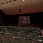 middle school auditorium video display design