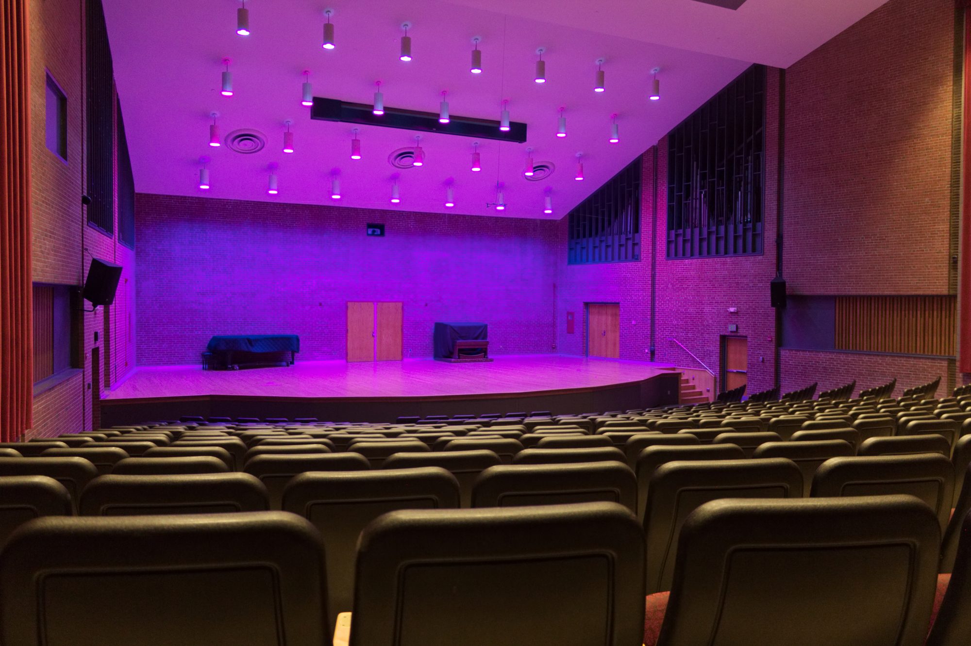 concert hall lighting design towson university