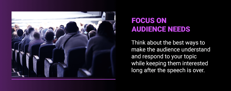 Focus on Audience Needs