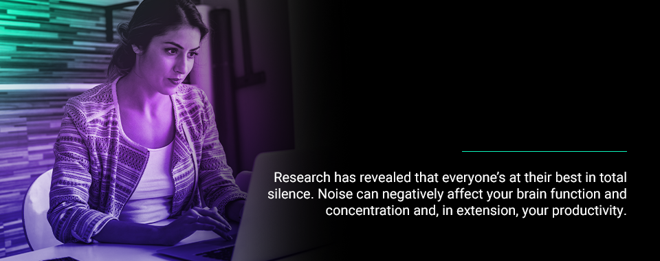 How Noise Affects Concentration