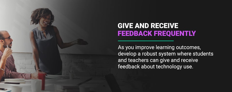Give and Receive Feedback Frequently