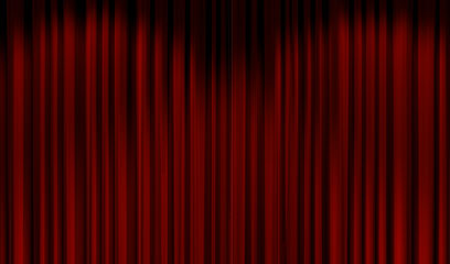Red Curtains.
