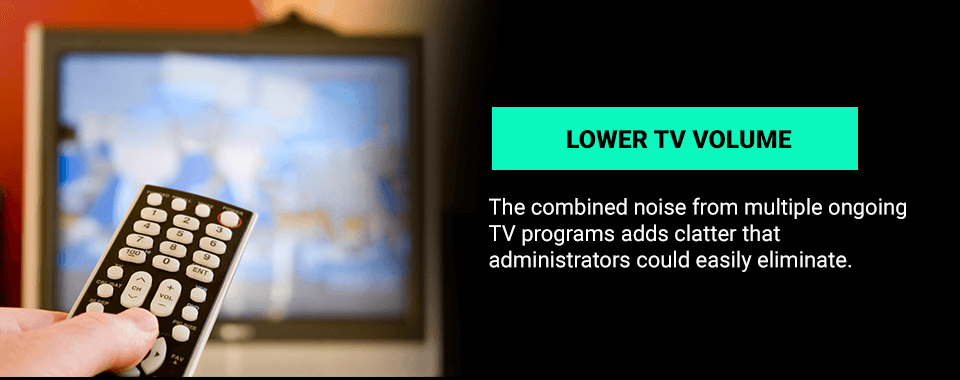 lower tv volume