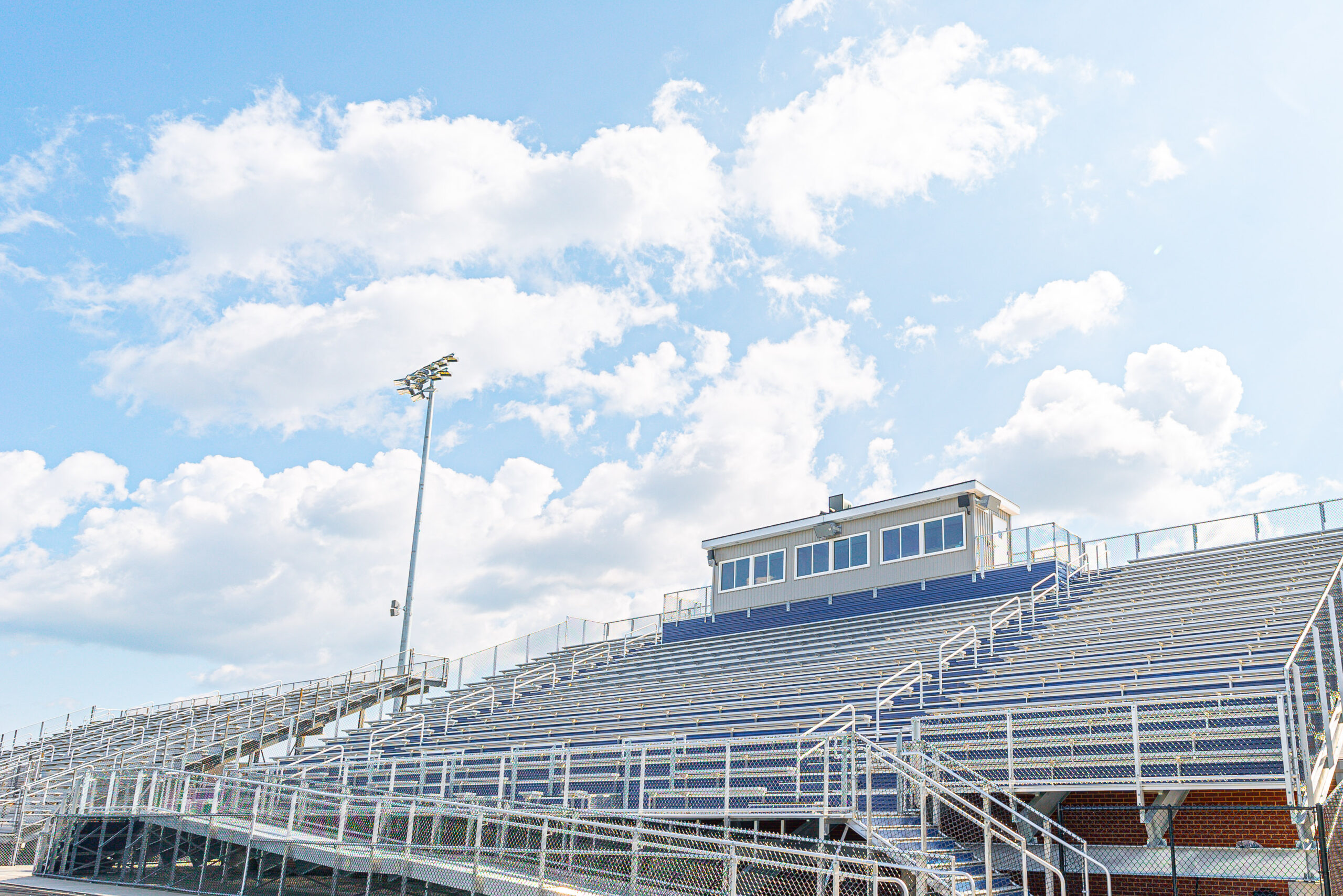 Dallastown area high school football stadium illuminated integration